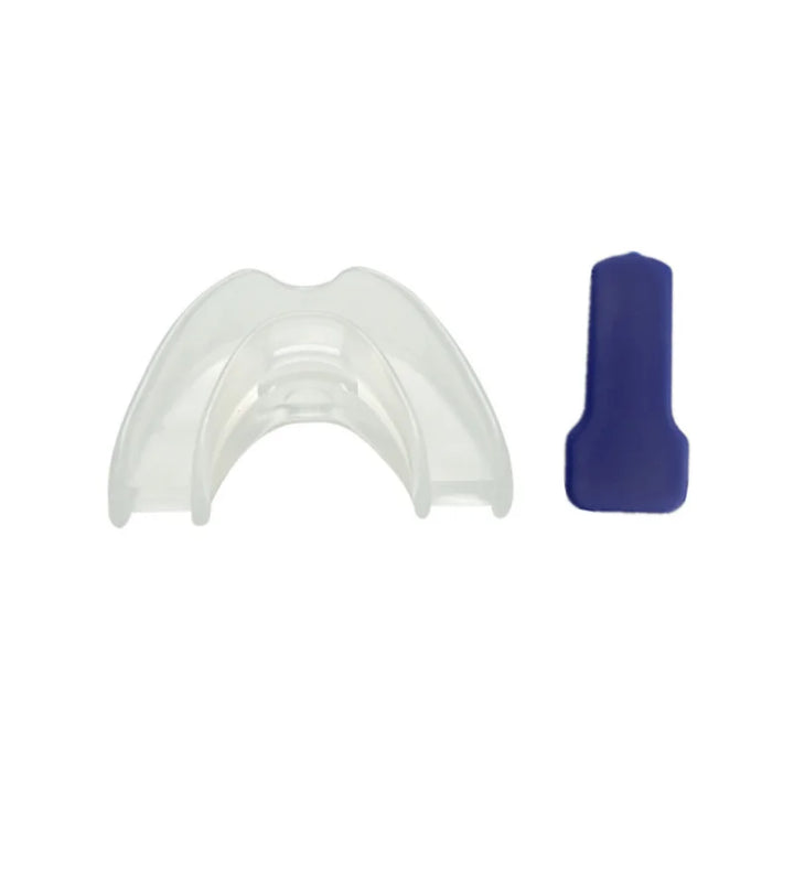 Flexibler, hygienischer Silikon-Zahnschutz (NightGuard) für Komfort und Schutz vor Zähneknirschen.