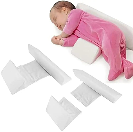 Waschbares Seitenlagerungskissen Anti-Roll, für Neugeborene, verstellbar, sichert stabile Lage.