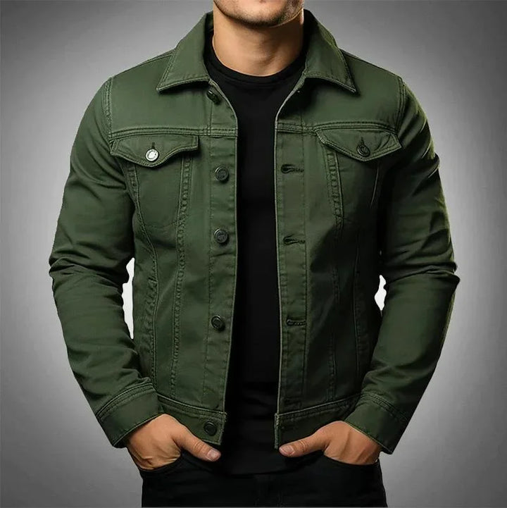 Zeitlose Herren Jeansjacke Noah, vielseitige Baumwolljacke für stilbewusste Männer und moderne Oberbekleidung.