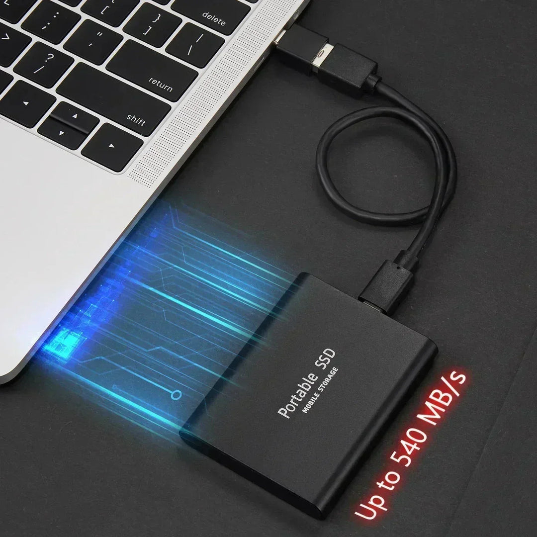 FusionElite externe 2TB SSD für blitzschnellen, zuverlässigen Datentransfer & Speichererweiterung für Laptop & PC.