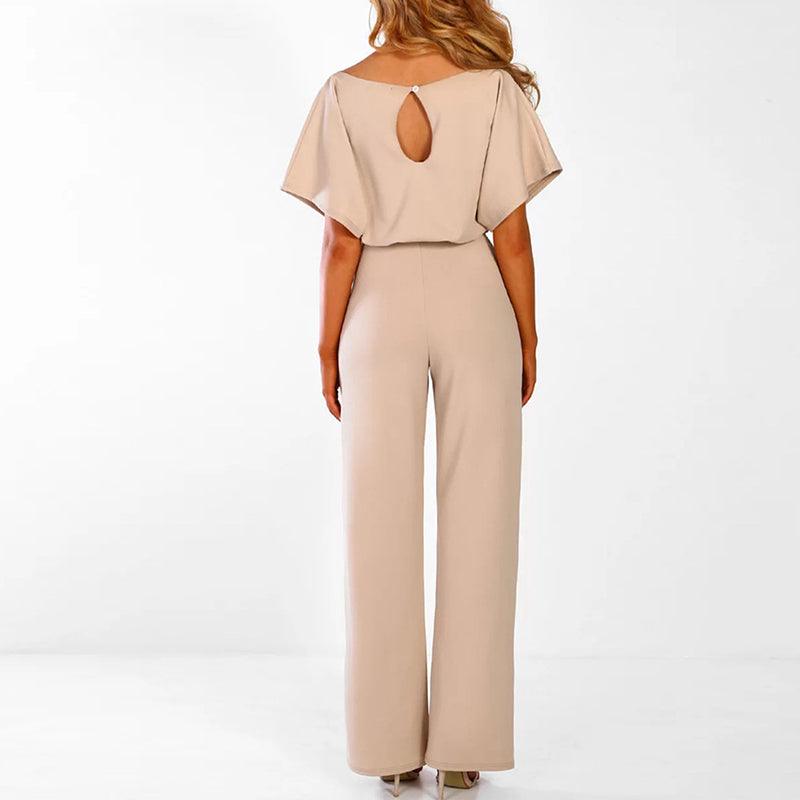 Stilvoller Damen Overall, ideal für Sommer. Bequemer Ganzkörperanzug, perfekt für festliche oder legere Events.
