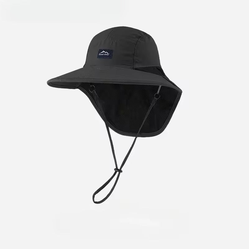 Leichter, verstellbarer Sonnenhut mit Nackenschutz, wasserdicht, für Damen & Herren.