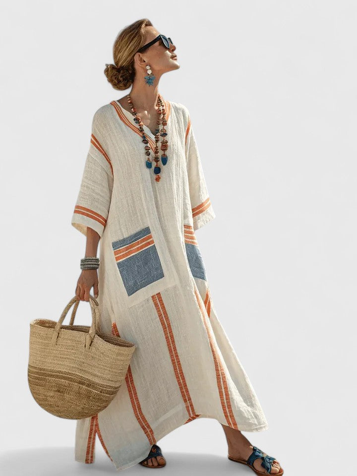 Festliches Damen Maxikleid, elegant und dennoch bequem, für unvergessliche Momente und besondere Anlässe.