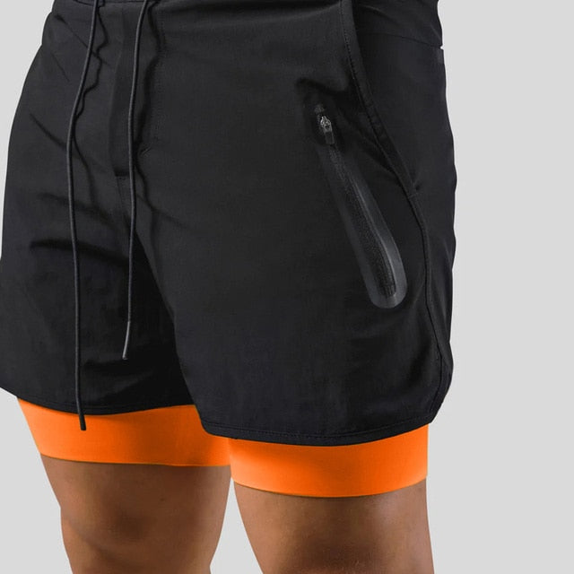 Stylische & komfortable Herren 2-in-1-Sporthose für alle Workout-Typen.