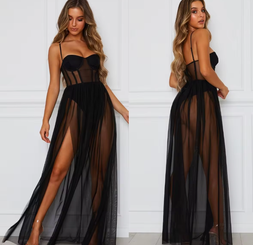 Stilvolles Vintage Sommerkleid für Damen, elegant und vielseitig, als Maxikleid für Festival oder Party geeignet.