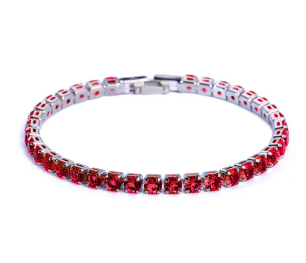 Elegantes Aurora Tennisarmband mit Zirkonia für Damen, ein strahlendes Accessoire und Geschenkidee.