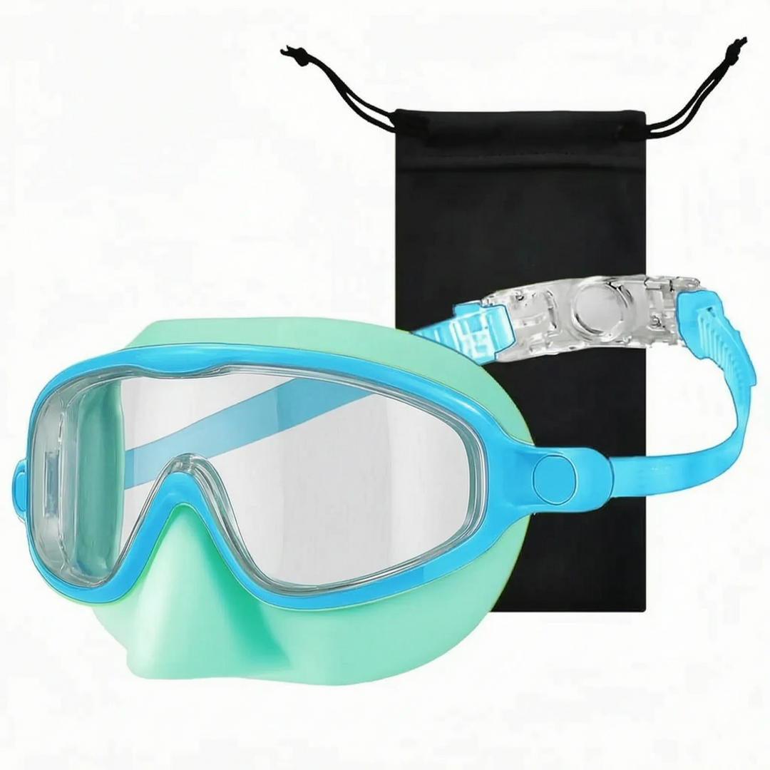 Kinder Schwimmmaske mit Nasenschutz – unverzichtbar für sichere Abenteuer im Wasser.