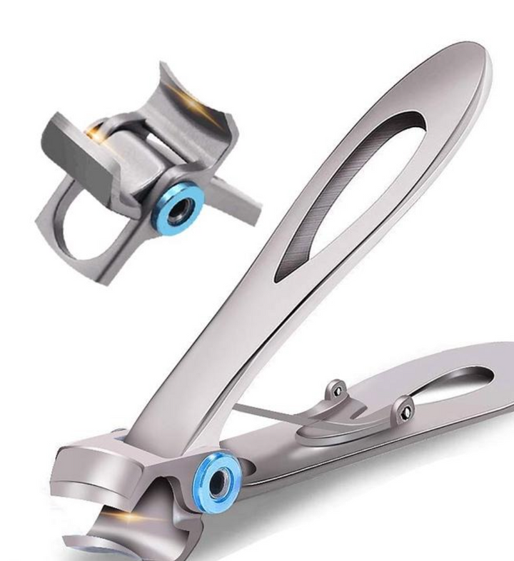 Ergonomischer Unisex-Nagelknipser aus Edelstahl, perfekt für die tägliche Nagelpflege bei dicken Nägeln.