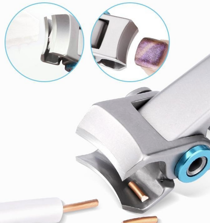 Langlebiger Unisex Nagelknipser aus Edelstahl für dicke Nägel. Robustes Werkzeug für Hygiene & Pediküre.