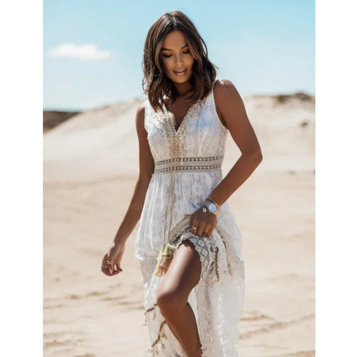 Elegantes Damen Sommerkleid für jeden Anlass, stilvoll und festlich, moderne Frauenmode.