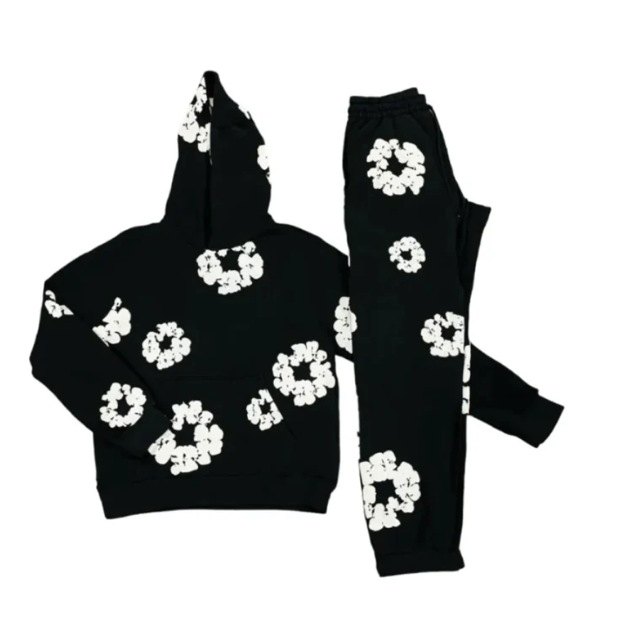 Unisex Blumen Trainingsanzug mit stilvollem Fit und ikonischem Druck. Perfekt für Komfort & Freizeit.