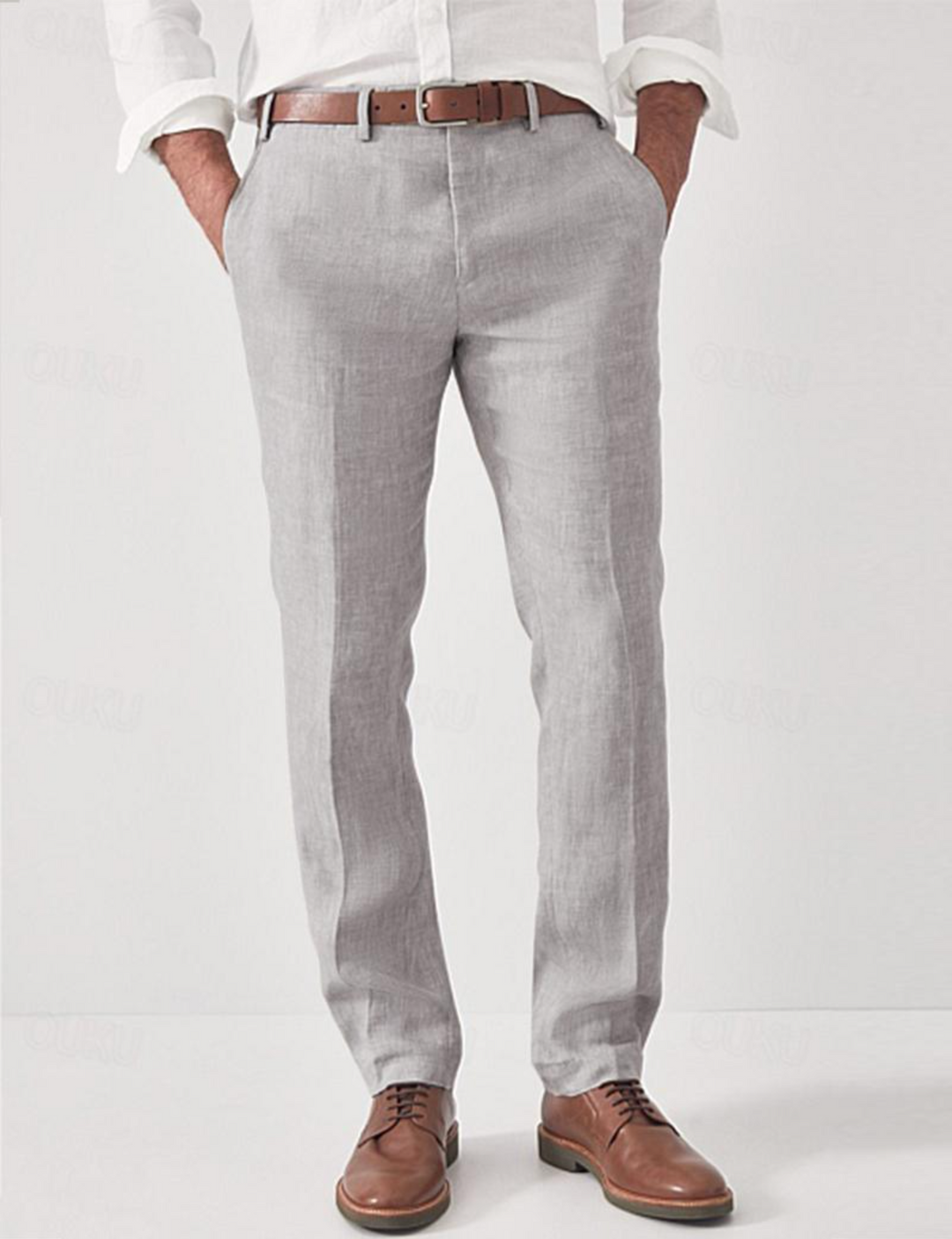 Vielseitige elegante Herrenhose, perfekt als Freizeithose oder Smart Casual für jeden Anlass.