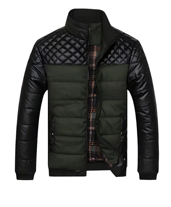 Klassische Herren Bomberjacke, wattiert, mit Rippbündchen, perfekt für den stilvollen Alltagslook.