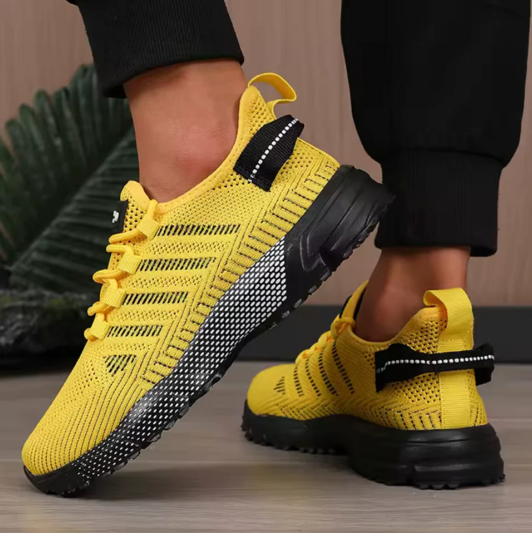 Modische Herren Sneaker, leicht & atmungsaktiv, ideal für Sport und Alltag. Rutschfeste Sohle für sicheren Halt.