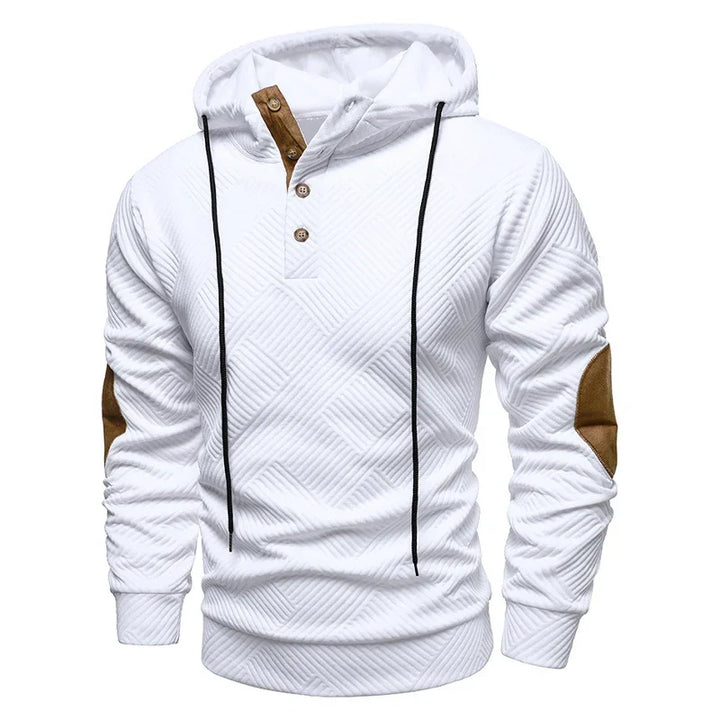 Hochwertiger Herren Hoodie Pullover. Moderner Kapuzenpullover, bequem für Casual & Freizeitmode.