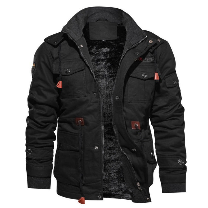Stilvolle, warme Herren Winterjacke, perfekt für kalte Tage, Outdoor & Freizeit. Robuste Herbst-Winter-Kleidung.