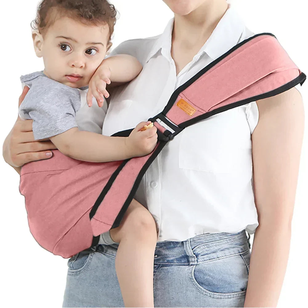 Leichte & tragbare Baby-Hüfttrage für Babys & Kleinkinder, einfach zu handhaben für unterwegs.