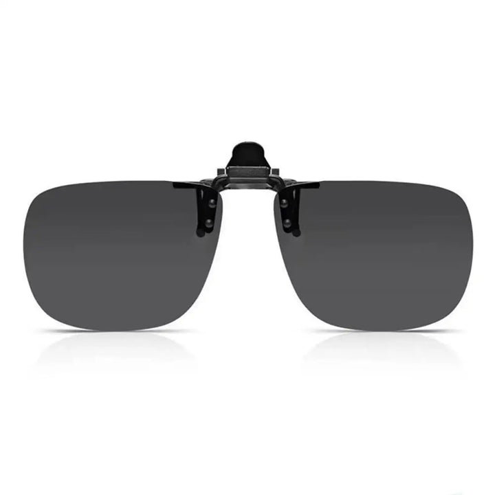 Vielseitiger Unisex Sonnenclip: polarisiert, hochklappbar, UV400 Schutz. Optimal für klare Sicht.