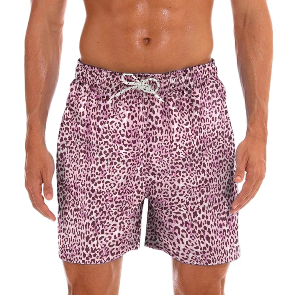 Bequeme Herren Schwimmshorts Milo mit fröhlichem Muster, ideal für Strand, Urlaub und Freizeit. Moderne Bademode.