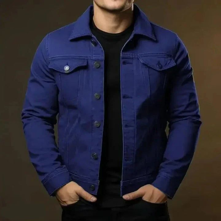 Herren Jeansjacke Noah, klassische Passform, strapazierfähig, ideal für lässige Freizeitlooks.
