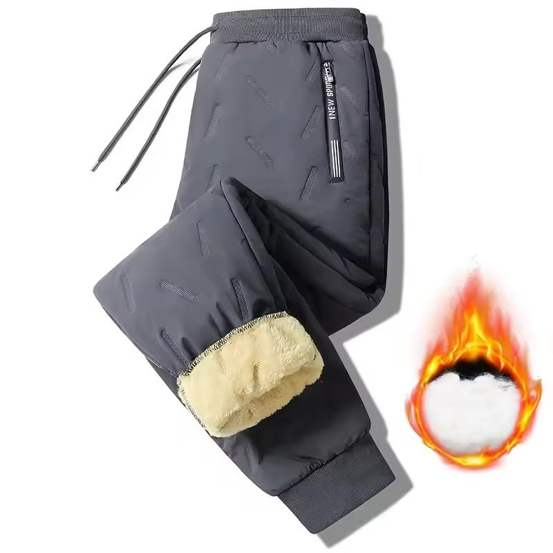 Gefütterte Unisex Thermohose, wasserabweisend, bietet optimalen Kälteschutz für Outdoor-Sport & Winter.
