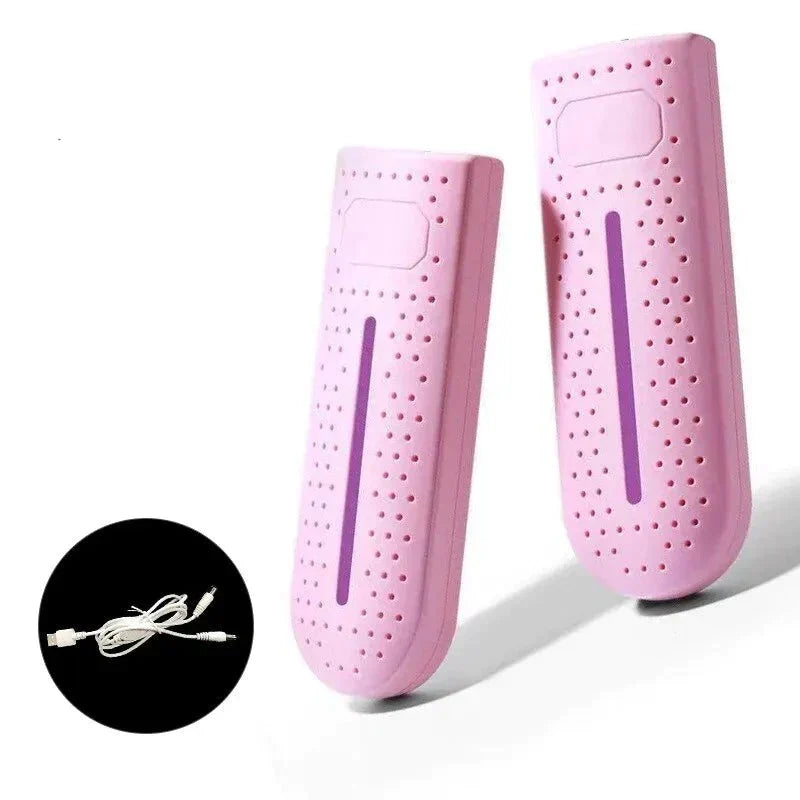 Moderner UV-Schuhtrockner zur Pflege und Desinfektion von Schuhen aller Art; kompakt und praktisch.