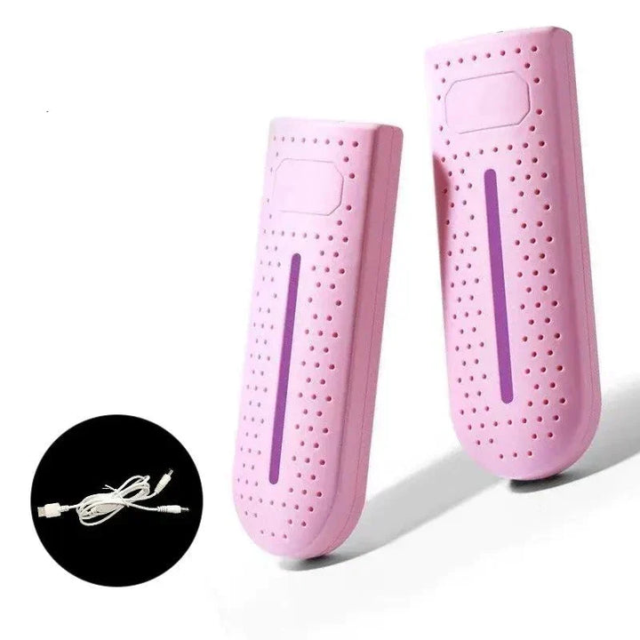 Moderner UV-Schuhtrockner zur Pflege und Desinfektion von Schuhen aller Art; kompakt und praktisch.