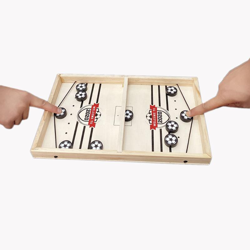 Das perfekte Kindergeschenk: 2-in-1 Tischfußball & Sjoelspiel fördert Koordination und Familienspaß.