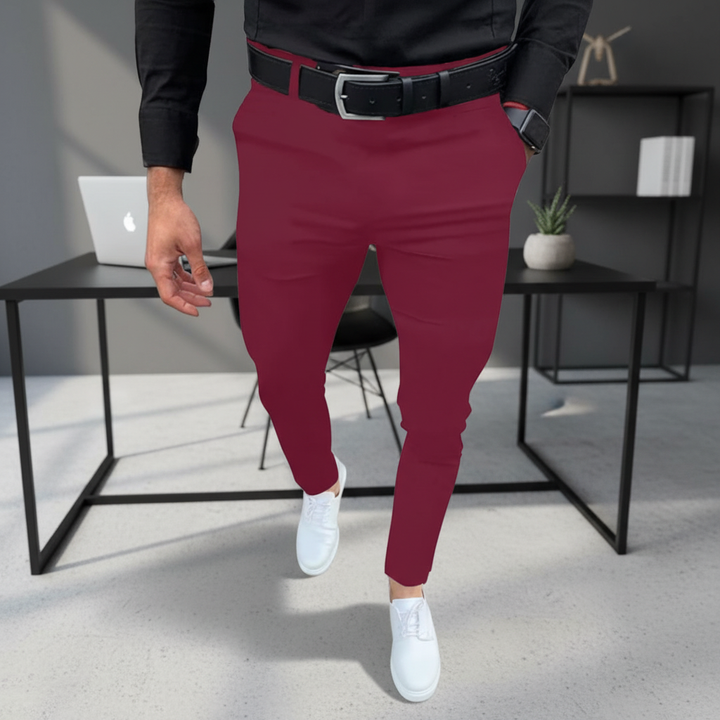 Herren Slim Fit Hose Pascal: Elegante, moderne Hose für Business & Freizeit, komfortabler Sitz & schlanke Passform.