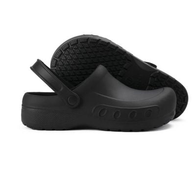 Robuste Antirutsch Küchenschuhe, rutschfest und komfortabel für lange Arbeitstage in Gastronomie & Beruf.