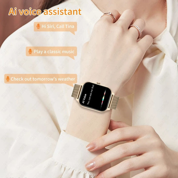 Damen Smartwatch StyleTrack, die elegante Uhr für Sport, Büro und Freizeit, mit praktischen Benachrichtigungen.