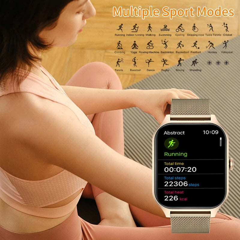 Technologie für die Gesundheit: StyleTrack Damen Smartwatch als stilvoller Fitness-Begleiter und Uhr.