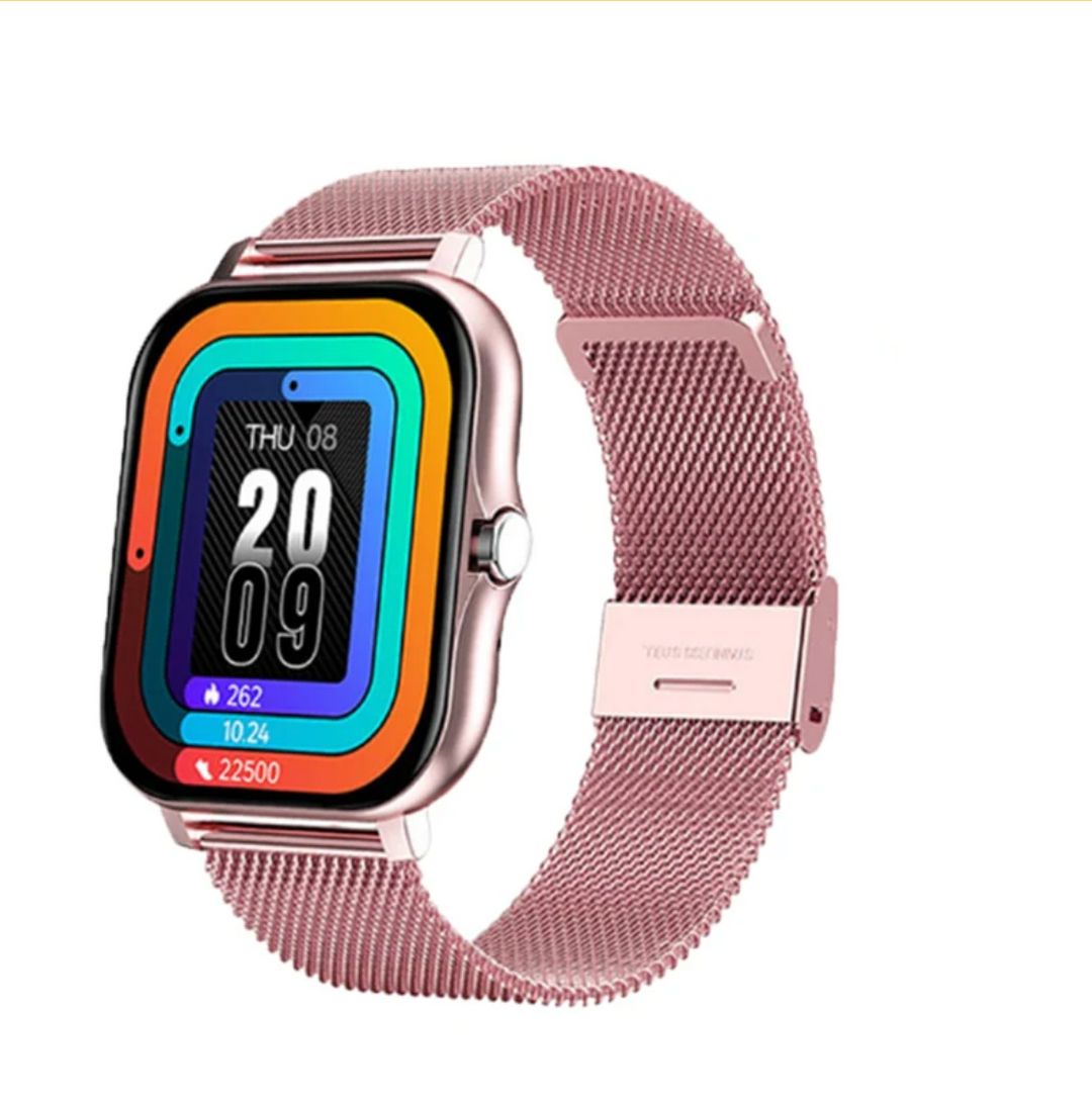 Stilvolle StyleTrack Damen Smartwatch, perfekt für den modernen Lebensstil mit exzellenter Konnektivität.
