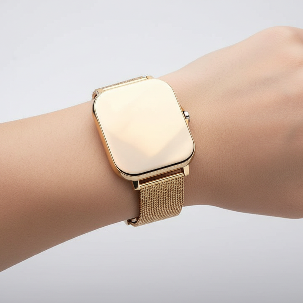 Die StyleTrack Damen Smartwatch, eine Kombination aus präziser Uhr und umfassendem Fitness-Assistenten.