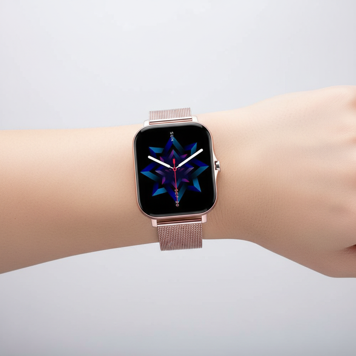 Smartwatch StyleTrack für Damen, ideal zur Überwachung der täglichen Aktivität und Herzfrequenz für mehr Gesundheit.