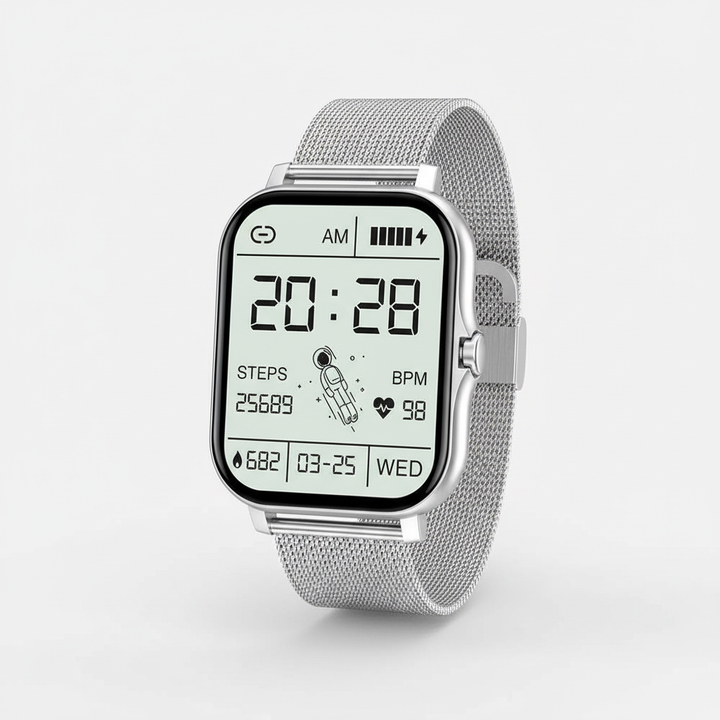 Elegante und intuitive StyleTrack Damen Smartwatch, Ihr smarter Begleiter für ein aktives und verbundenes Leben.
