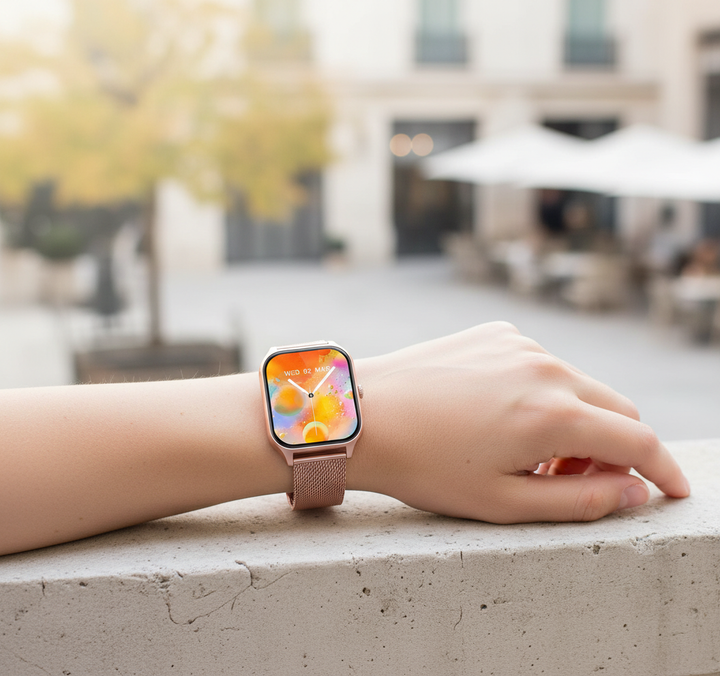 Damen Smartwatch StyleTrack mit Fitness-Tracker, elegant und modern am Handgelenk. Maximale Konnektivität.