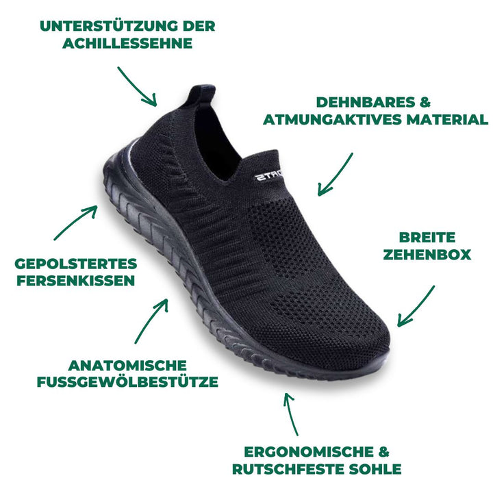 Ergonomische VITALSTEP Slip-On Schuhe, perfekt für Damen & Herren, lindern Fußbeschwerden.