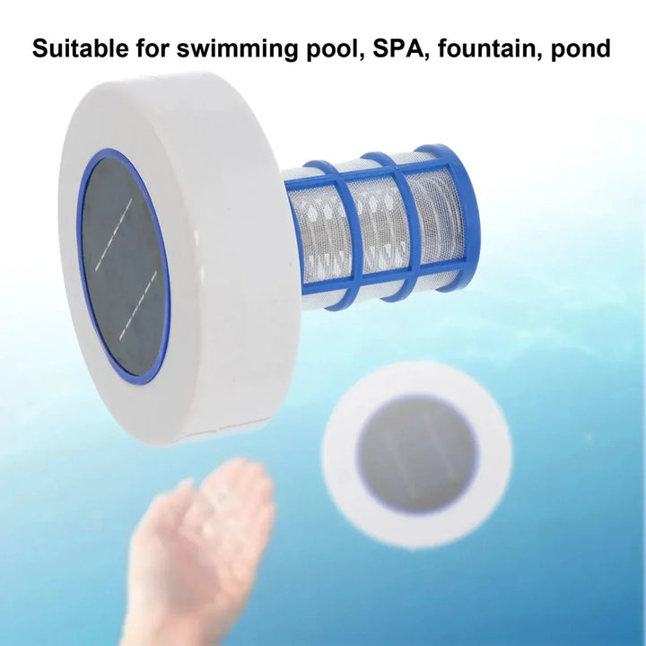 Wartungsfreier, schwimmender Solar-Ionisator, einfach ins Schwimmbad legen für klare Pools.