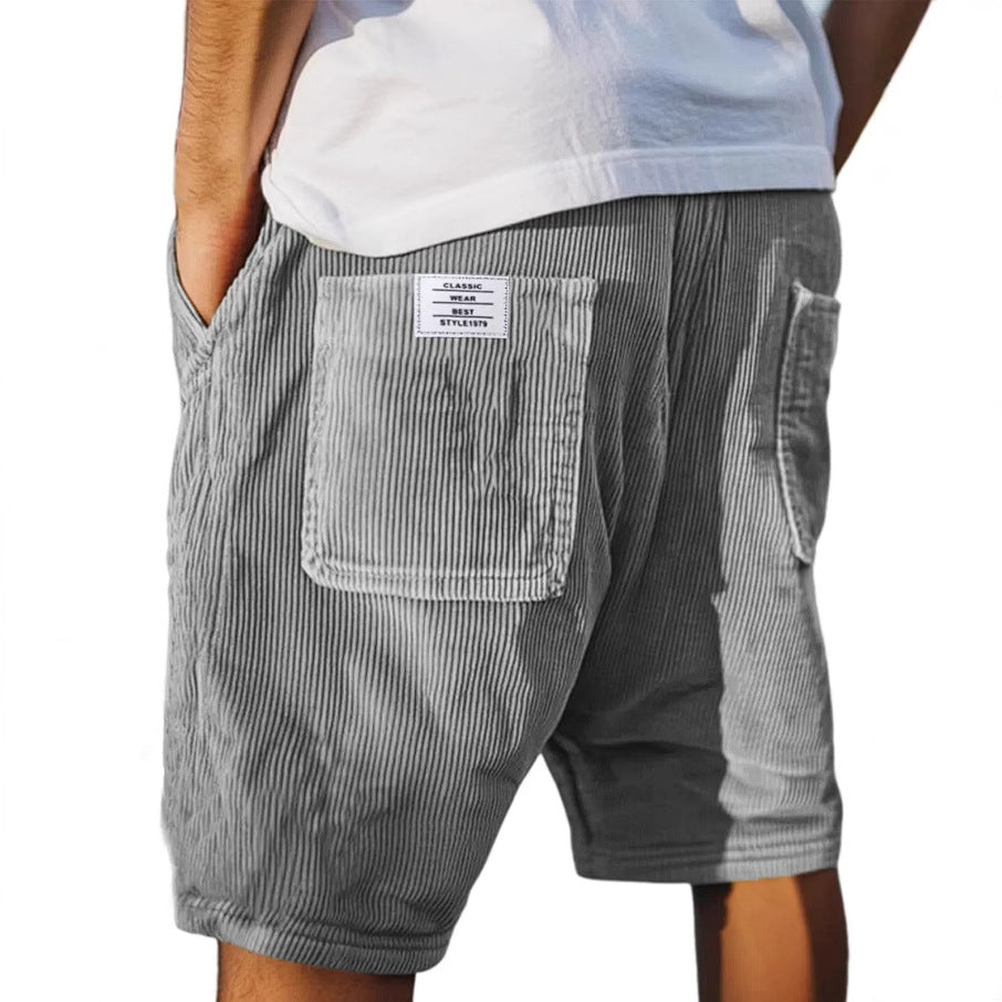Lässige Herren Sommer Shorts mit Kordelzug, bequem und stilvoll für warme Tage & Freizeit. Perfekte Herrenbekleidung.