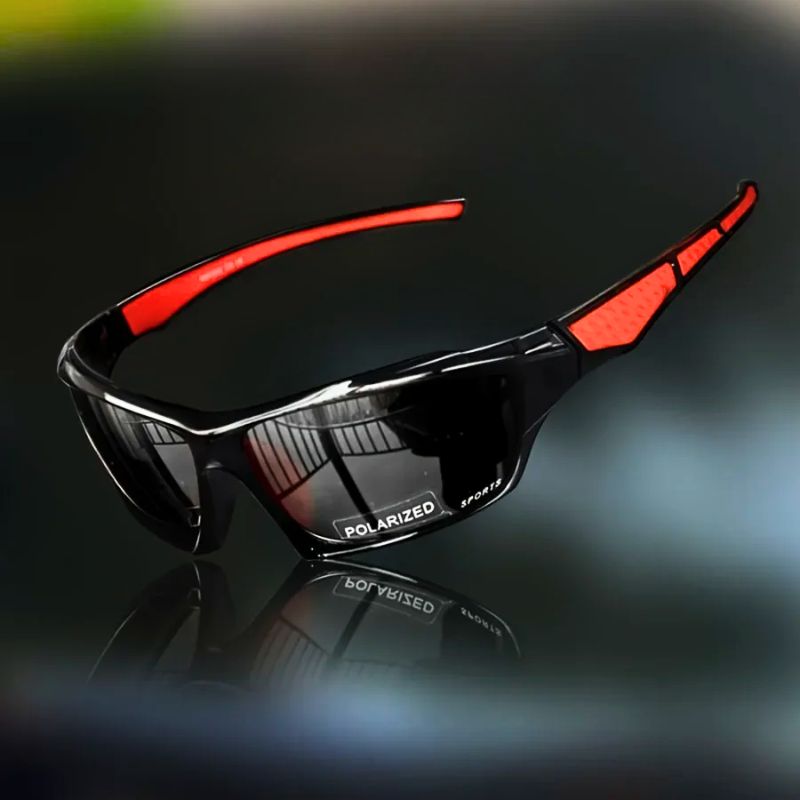 Polarisierte Herren-Fahrerbrille für blendfreie Sicht im Straßenverkehr und optimalen Augenschutz.