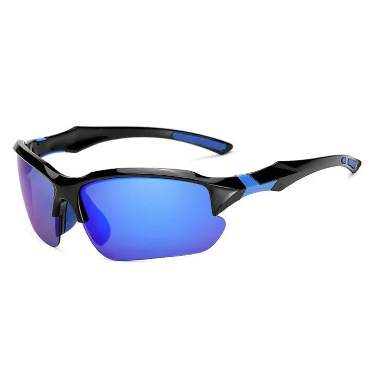 Leichte Herrenbrille, perfekt für Sport, mit Blendschutz, UV-Schutz und bequemem, sportlichem Sitz.