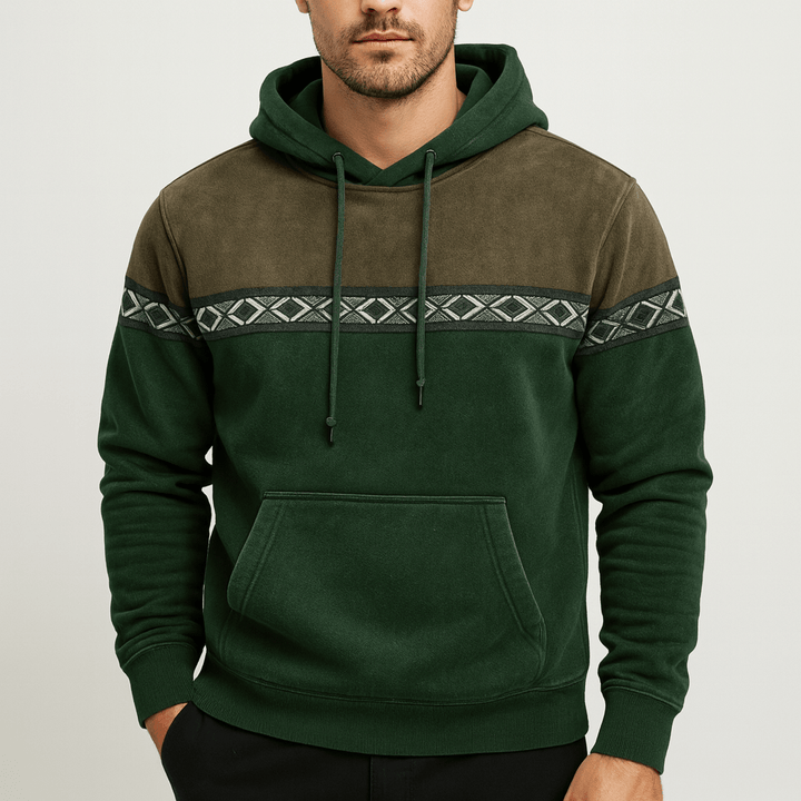 Fomari | Vintage Kapuzenpullover mit Muster