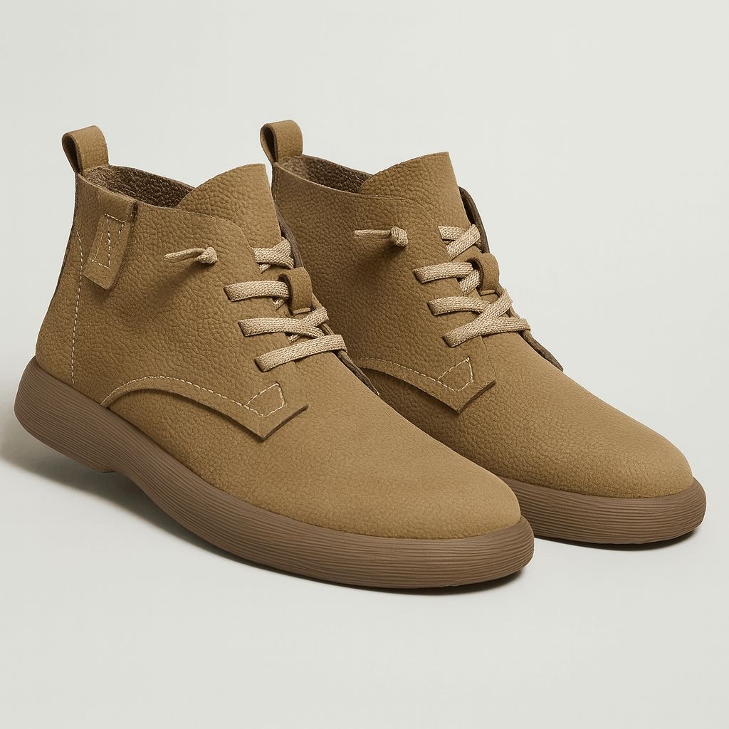 Fomari | Vintage Schnürstiefeletten mit weicher Sohle