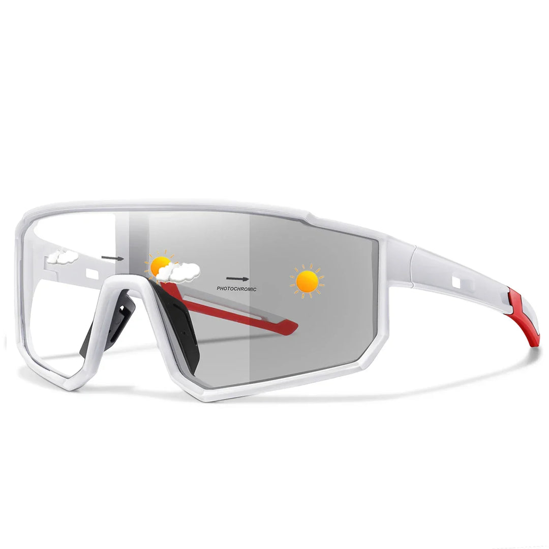 Unisex Outdoor Sonnenbrille selbsttönend, UV-Schutz, für Radfahren, Wandern und mehr.