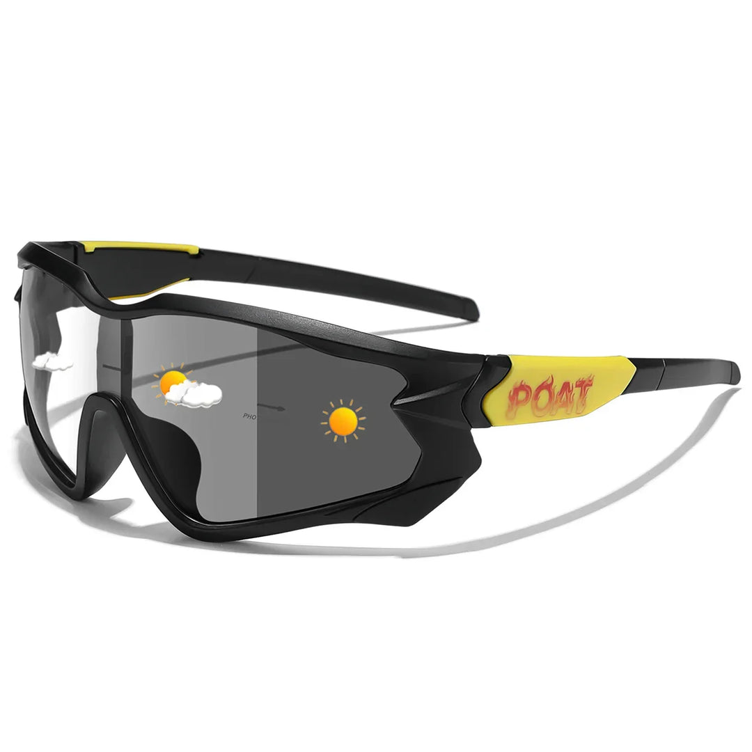 Verstellbare Outdoor Brille selbsttönend, UV-Schutz, unisex, für jedes Terrain.