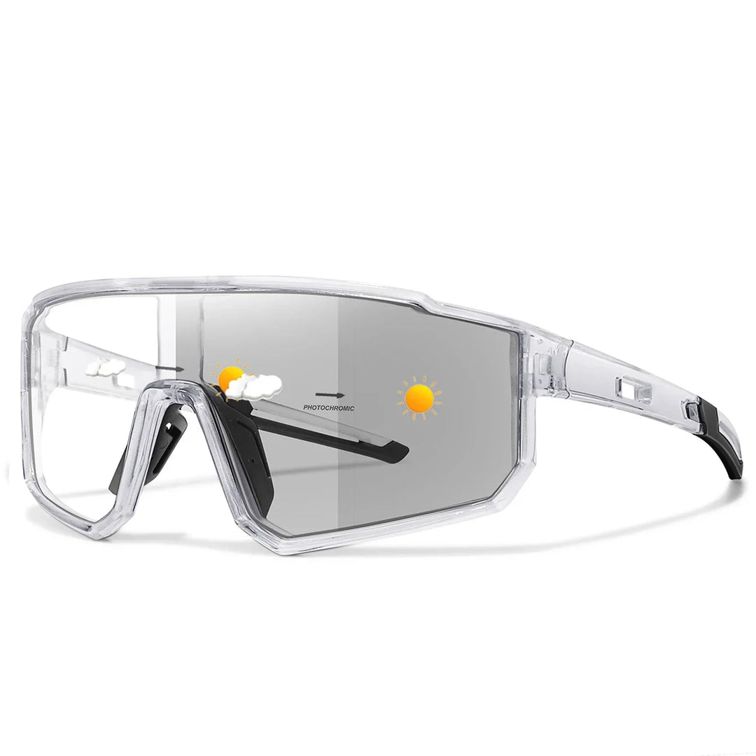 UV-Schutz Sonnenbrille selbsttönend, unisex, leichtgewicht, ideal für lange Tage draußen.