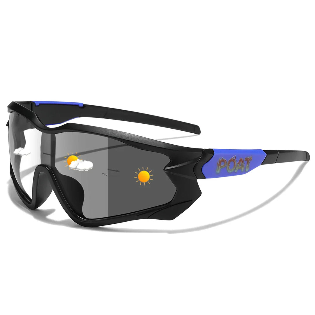 Outdoor Sonnenbrille selbsttönend, UV-Schutz, unisex, schützt die Augen bei jedem Licht.