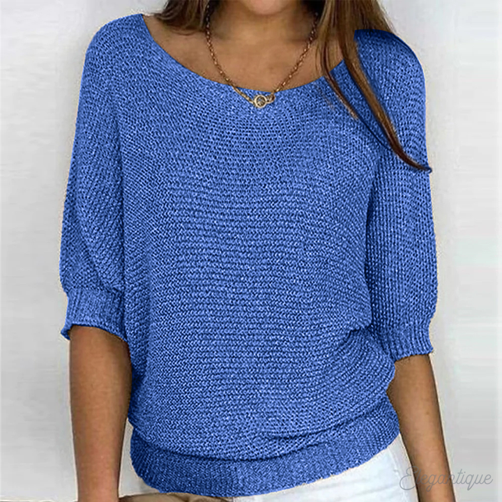 Vielseitiges Damen Top: Eleganter Komfort für Casual Looks oder als Business Oberteil. Zeitlose Frauen Mode.
