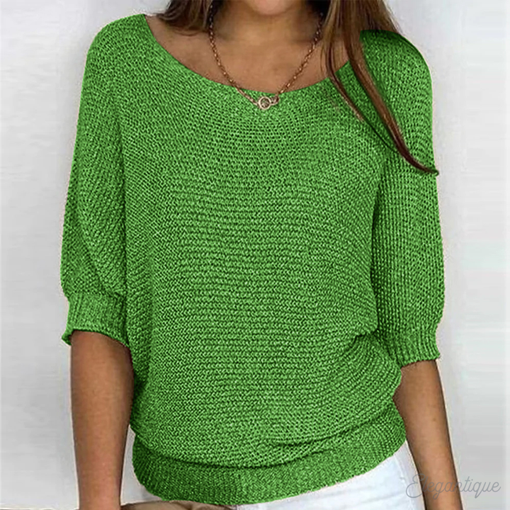 Elegantes Damen Top für Frauen. Perfekt kombinierbares Oberteil für Frühling und Sommer, geeignet für jede Gelegenheit.